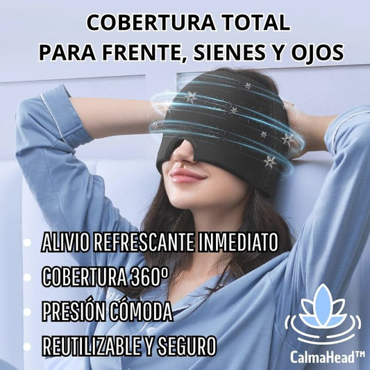 Gorro de Gel CalmaHead™ - Alivia Migrañas