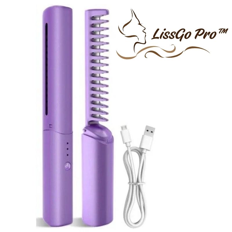 LissGo Pro™ - Mini Cepillo Alisador Inalámbrico