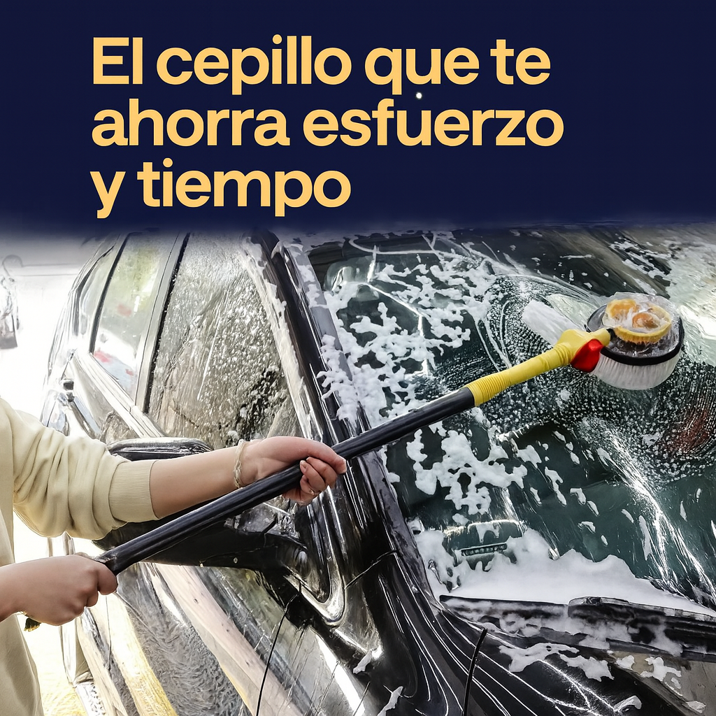 Cepillo giratorio 360° con dispensador