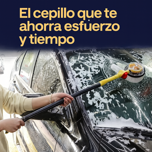 Cepillo giratorio 360° con dispensador