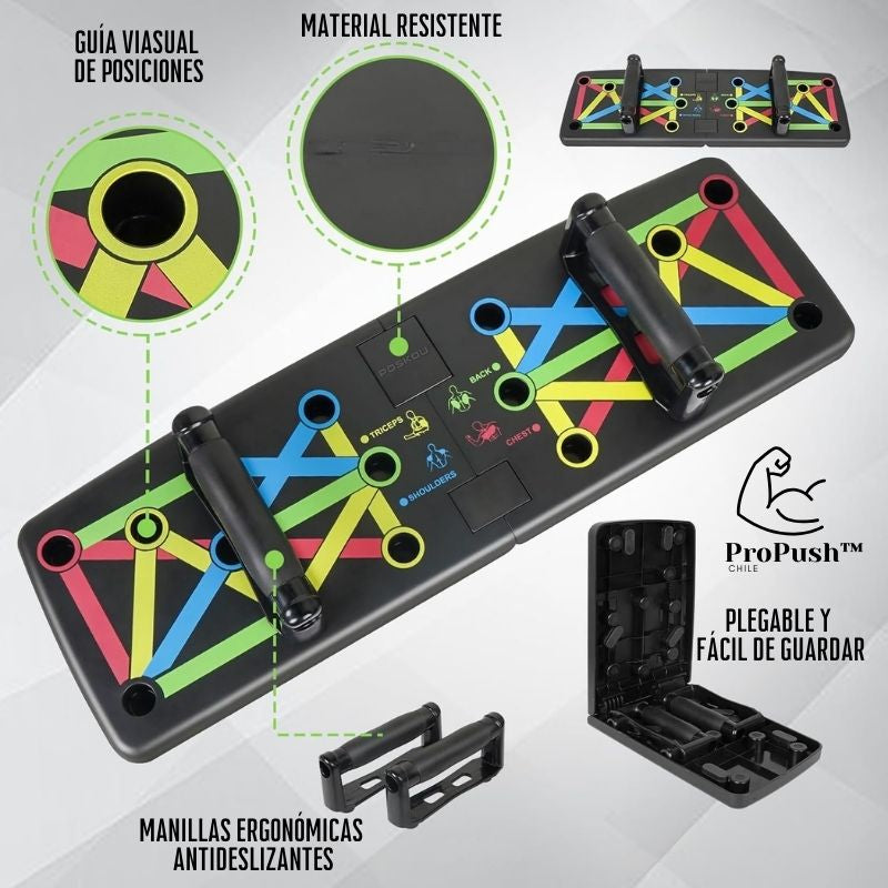 Tabla ProPush™ para Flexiones y Entreno en Casa