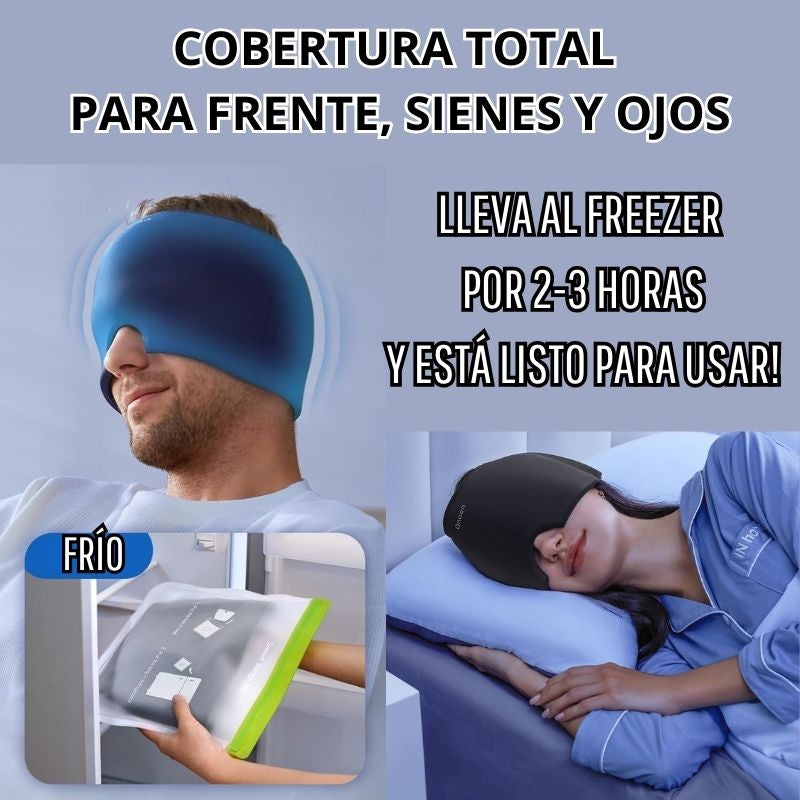 Gorro de Gel CalmaHead™ - Alivia Migrañas