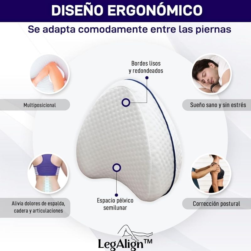 Almohada Ortopedica LegAlign™ Para Piernas