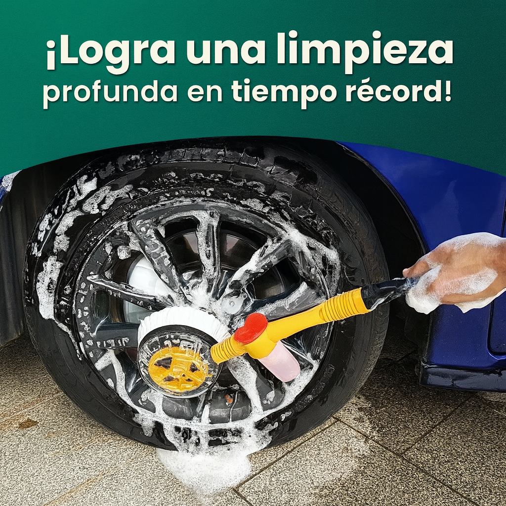 Cepillo giratorio 360° con dispensador