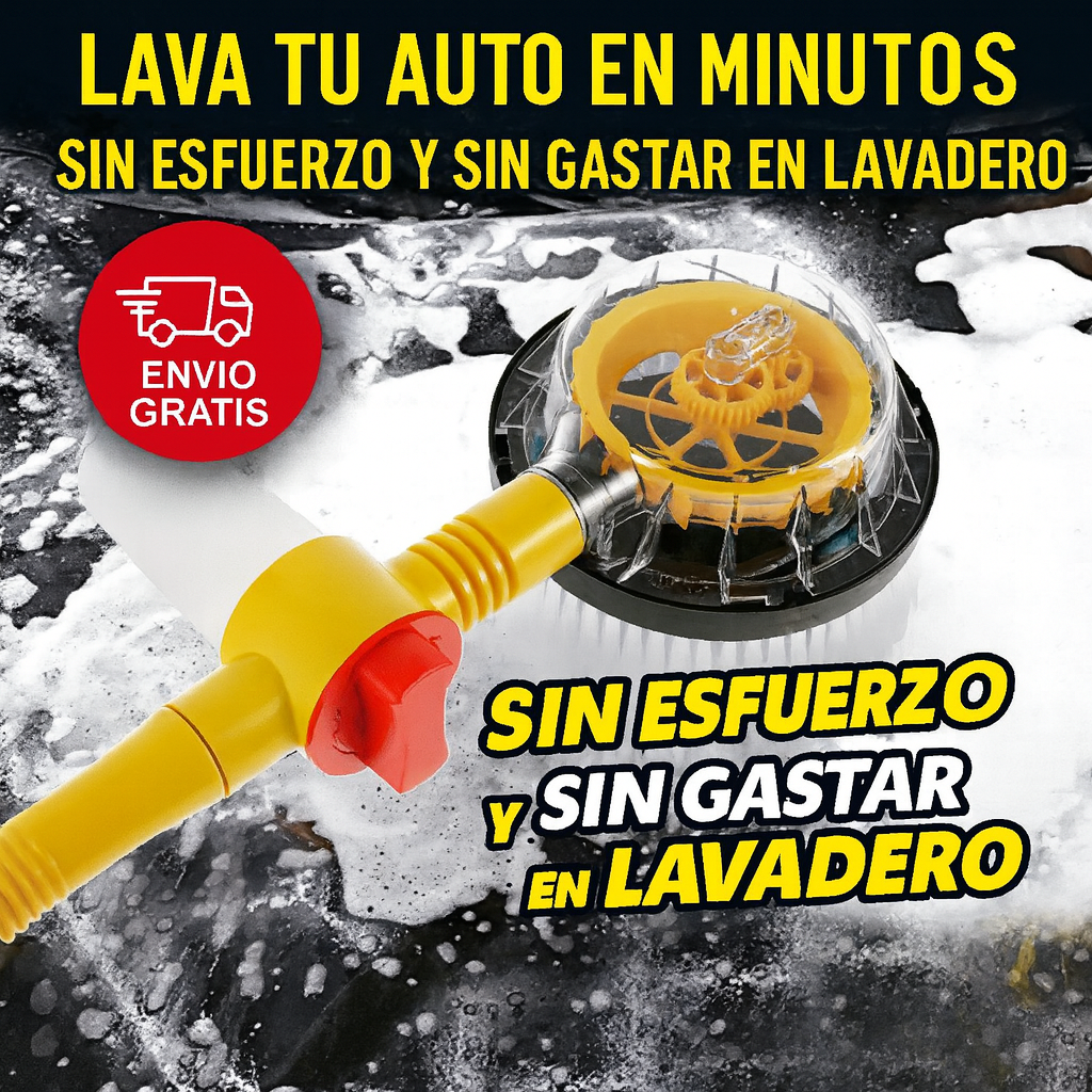 Cepillo giratorio 360° con dispensador